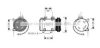 AVA QUALITY COOLING DNK192 Compressor, air conditioning